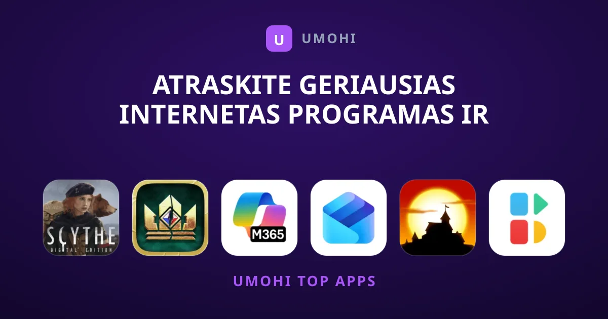 Atraskite Geriausias Internetas Programas ir Žaidimus